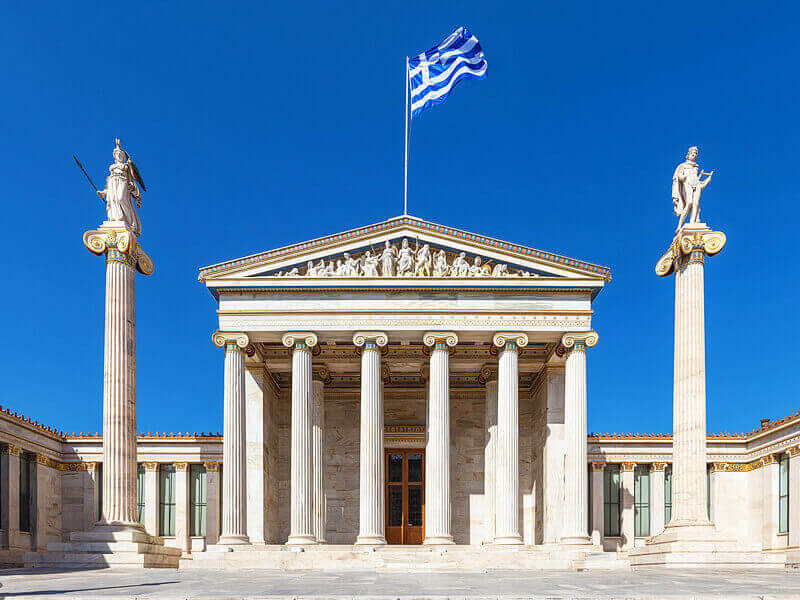 Athens - Trilogy - Academy of Science - Mythical Greece