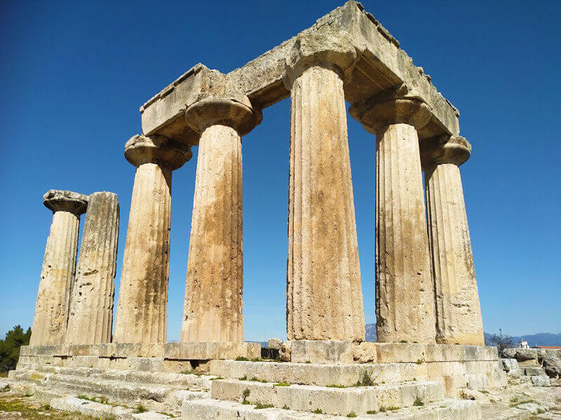 Ancient Corinth - Temple of Apollo - Mythical Greece