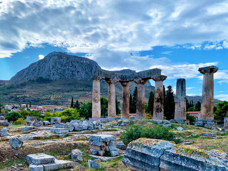 Ancient Corinth - Temple of Apollo - Mythical Greece