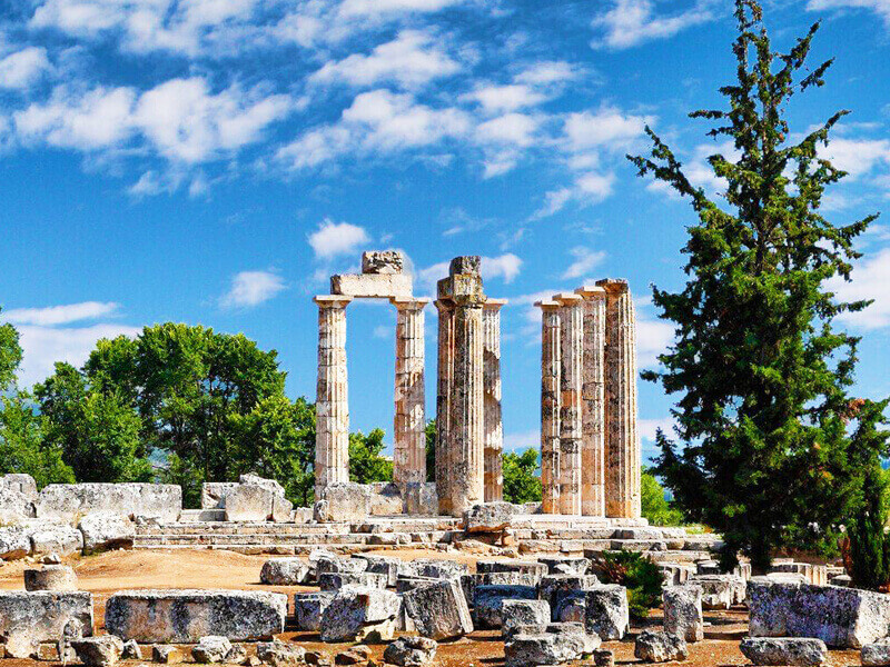 Ancient Nemea - Temple of Zeus - Mythical Greece