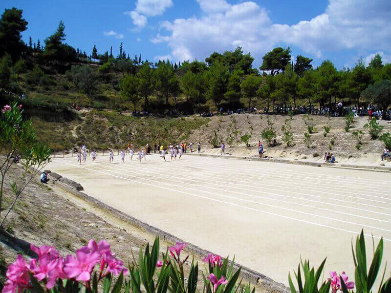 Ancient Nemea - stadium - Mythical Greece