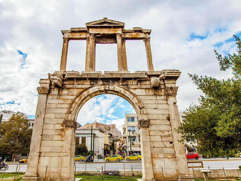 Athens - Arch οf Hadrian - Mythical Greece