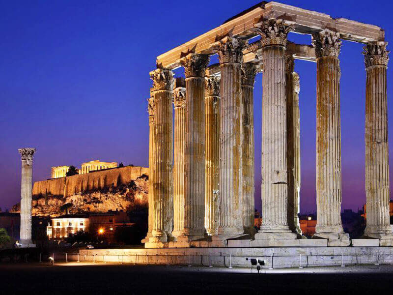 Athens by Night - Mythical Greece