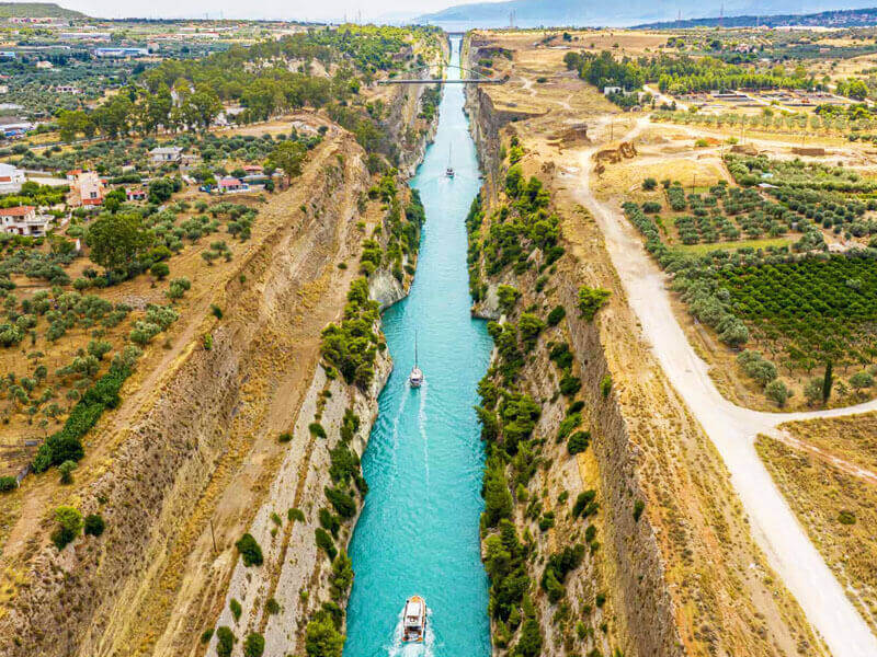 Corinth Canal - Mythical Greece