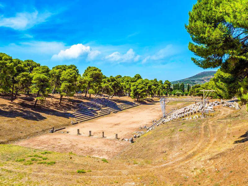 Epidaurus stadium - Mythical Greece