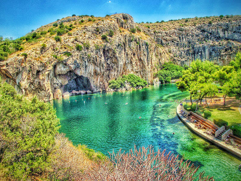 Vouliagmeni's lake - Mythical Greece
